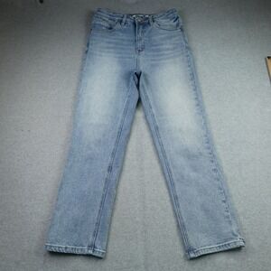 a loves a Jeans Womens 28 Blue Straight Leg High Rise Denim Pants